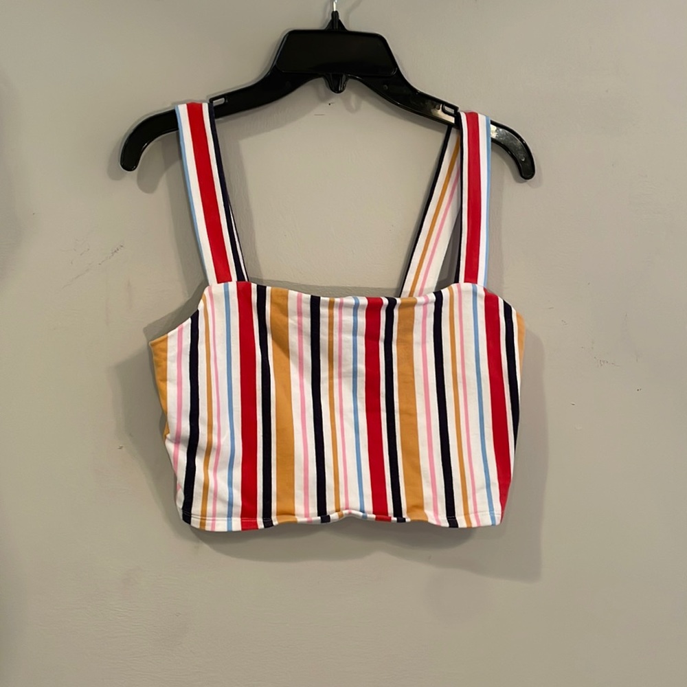 Striped Crop Top